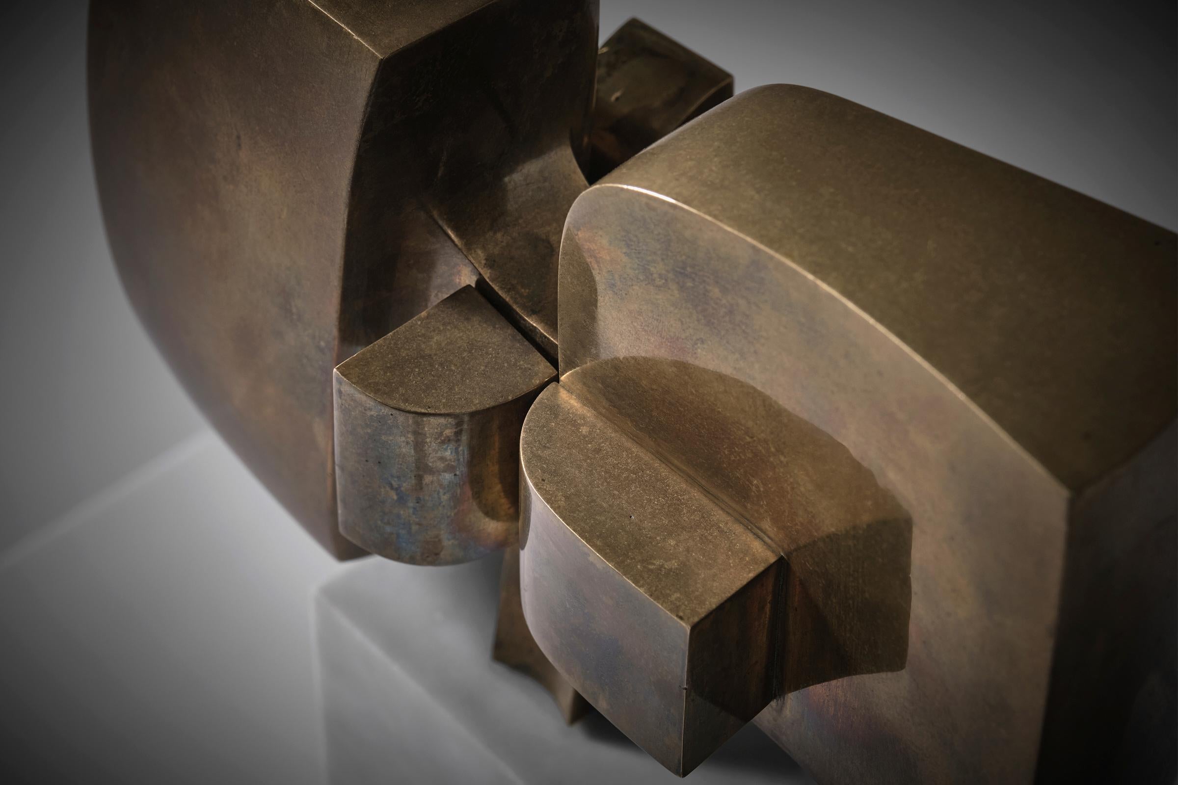 Mid-Century moderno José Luis Sánchez Scultura in bronzo, Spagna, anni '70 in vendita