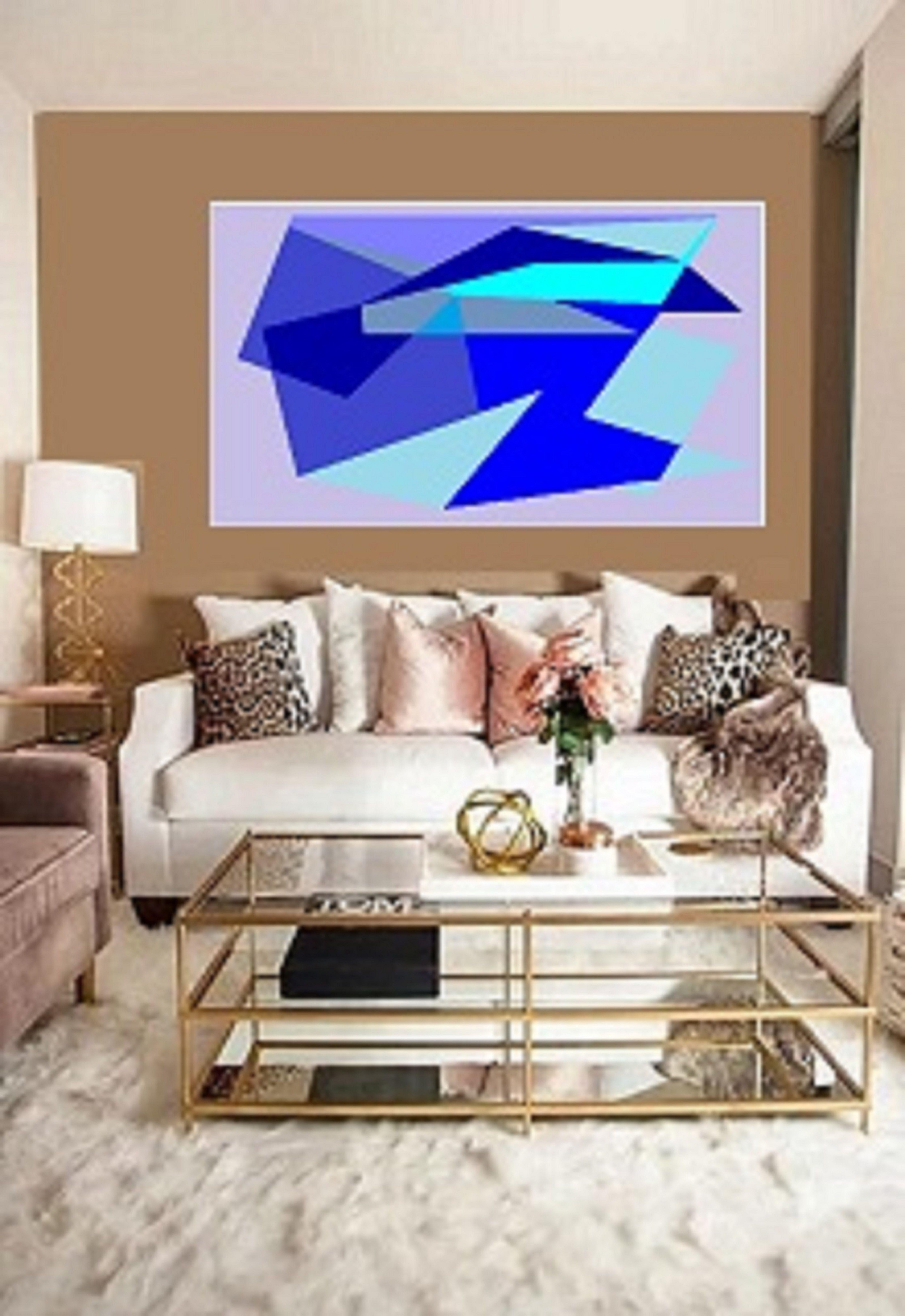 AZULES 2023, Painting, Acrylic on Canvas For Sale 1