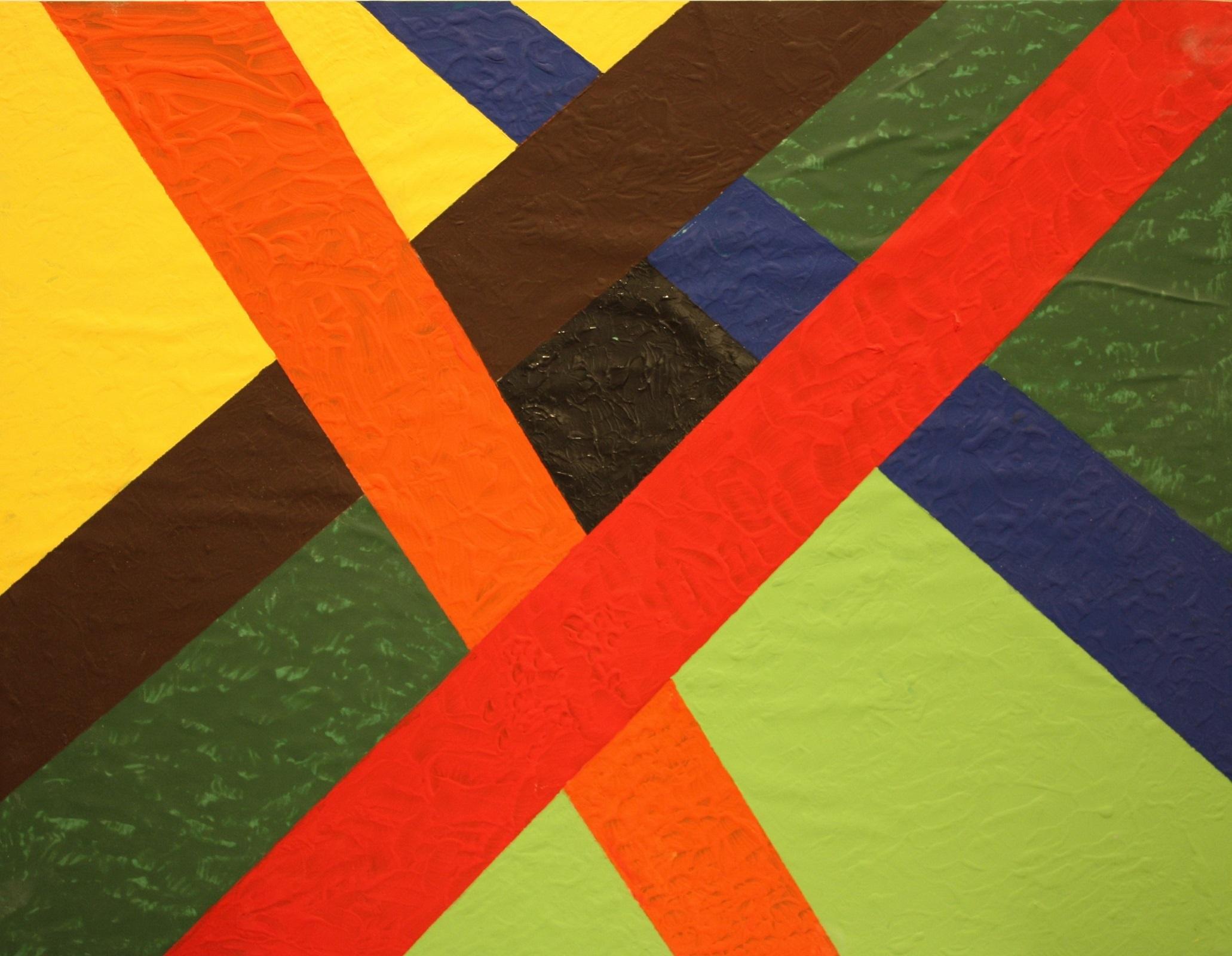 Jose mÂª Palacin  Calvo Abstract Painting - EQUIS, Painting, Acrylic on MDF Panel