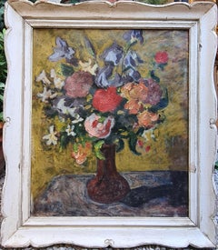 French Impressionist Vase of Flowers