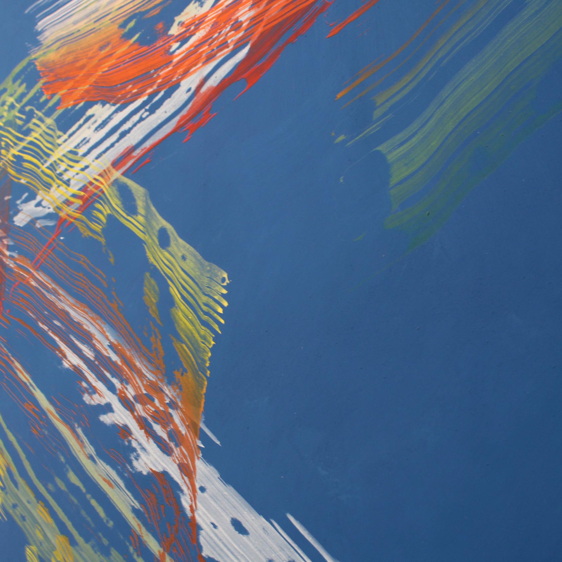 José Manuel Broto – Azul II, 2004 - Blue II - Abstract Expressionist Painting by Jose Manuel Broto