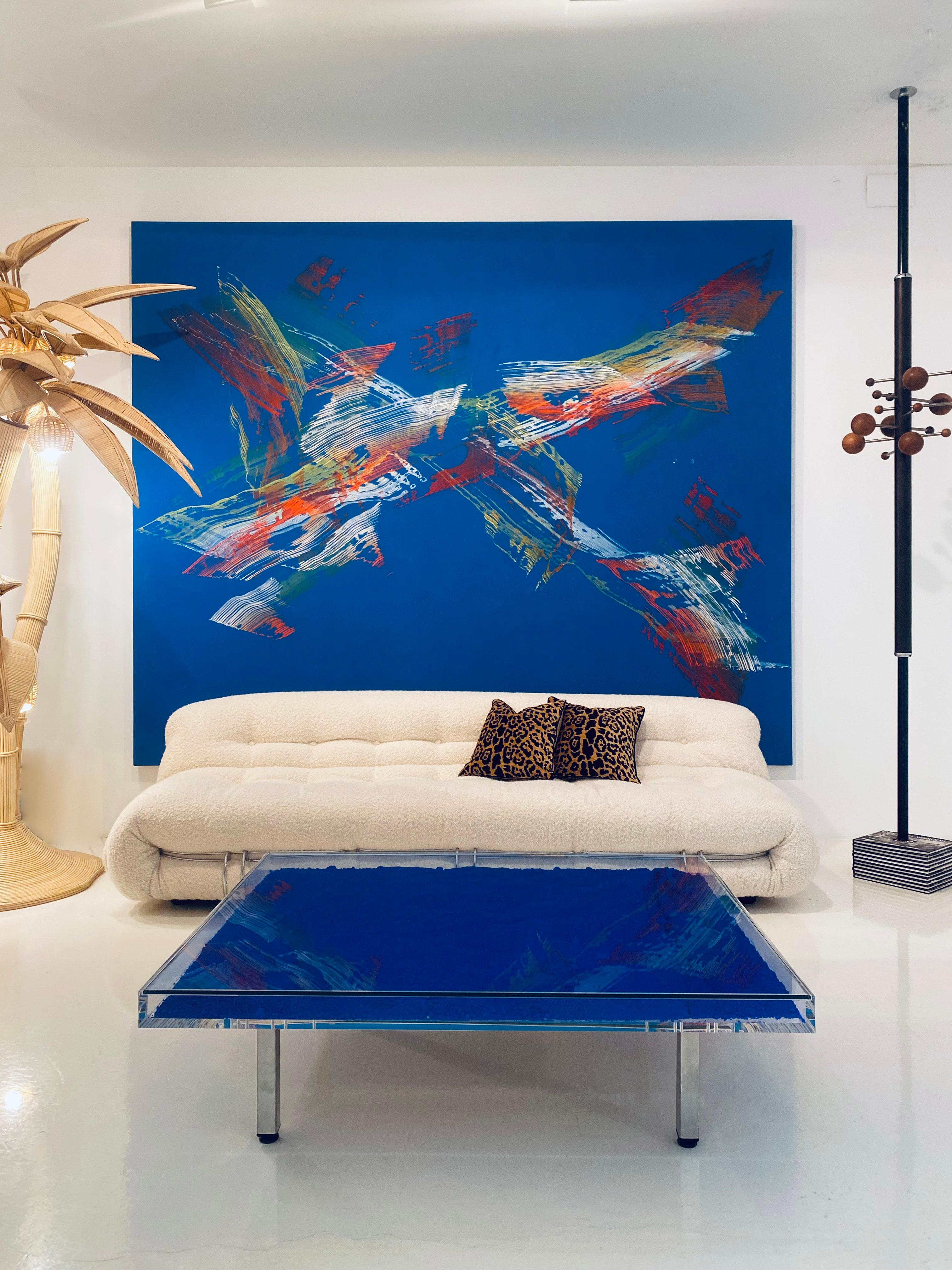 José Manuel Broto – Azul II, 2004 - Blue II For Sale 4