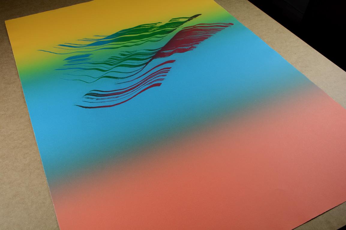 José Manuel Broto - IRIS 4. Limited Lyrical abstraction Spanish Contemporary - Print by Jose Manuel Broto