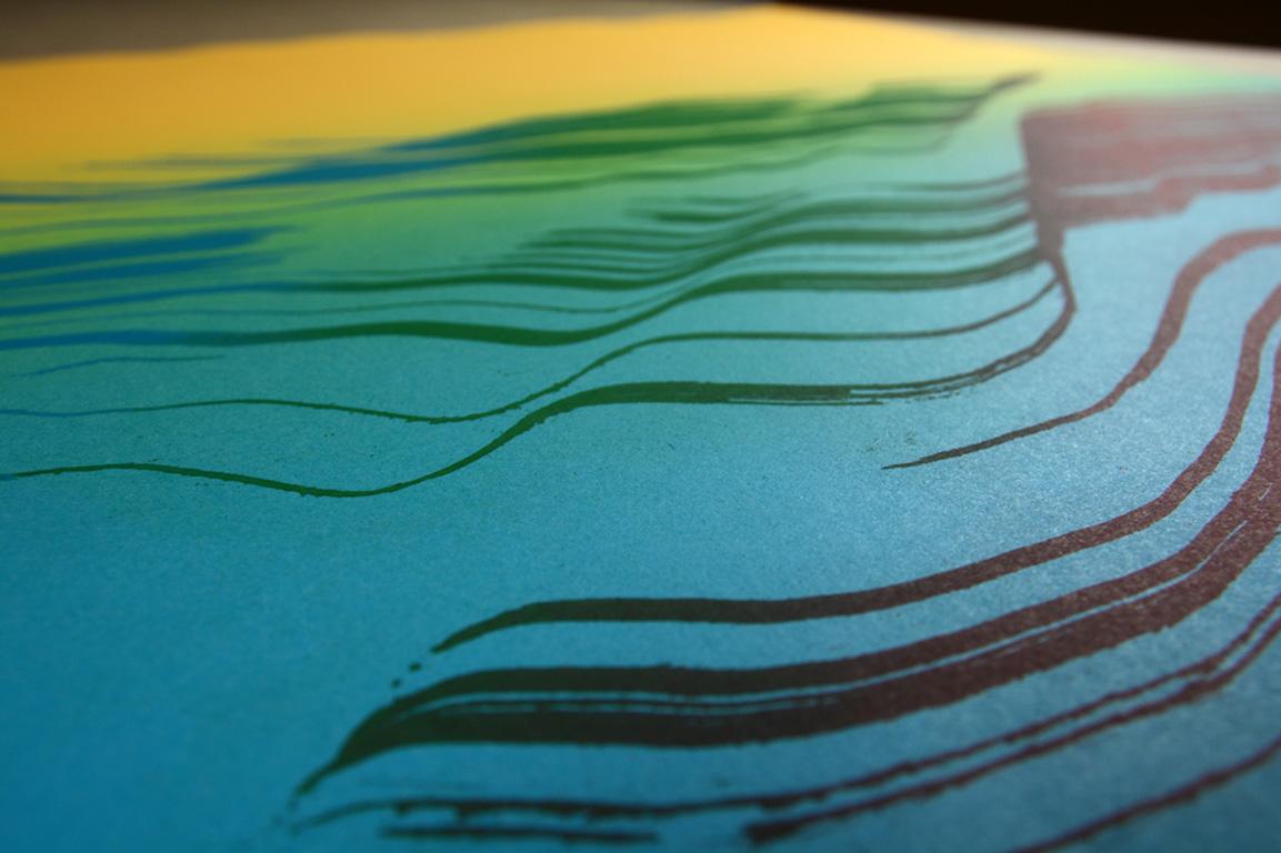 José Manuel Broto - IRIS 4. abstraction lyrique limitée Contemporaine espagnole - Expressionnisme abstrait Print par Jose Manuel Broto