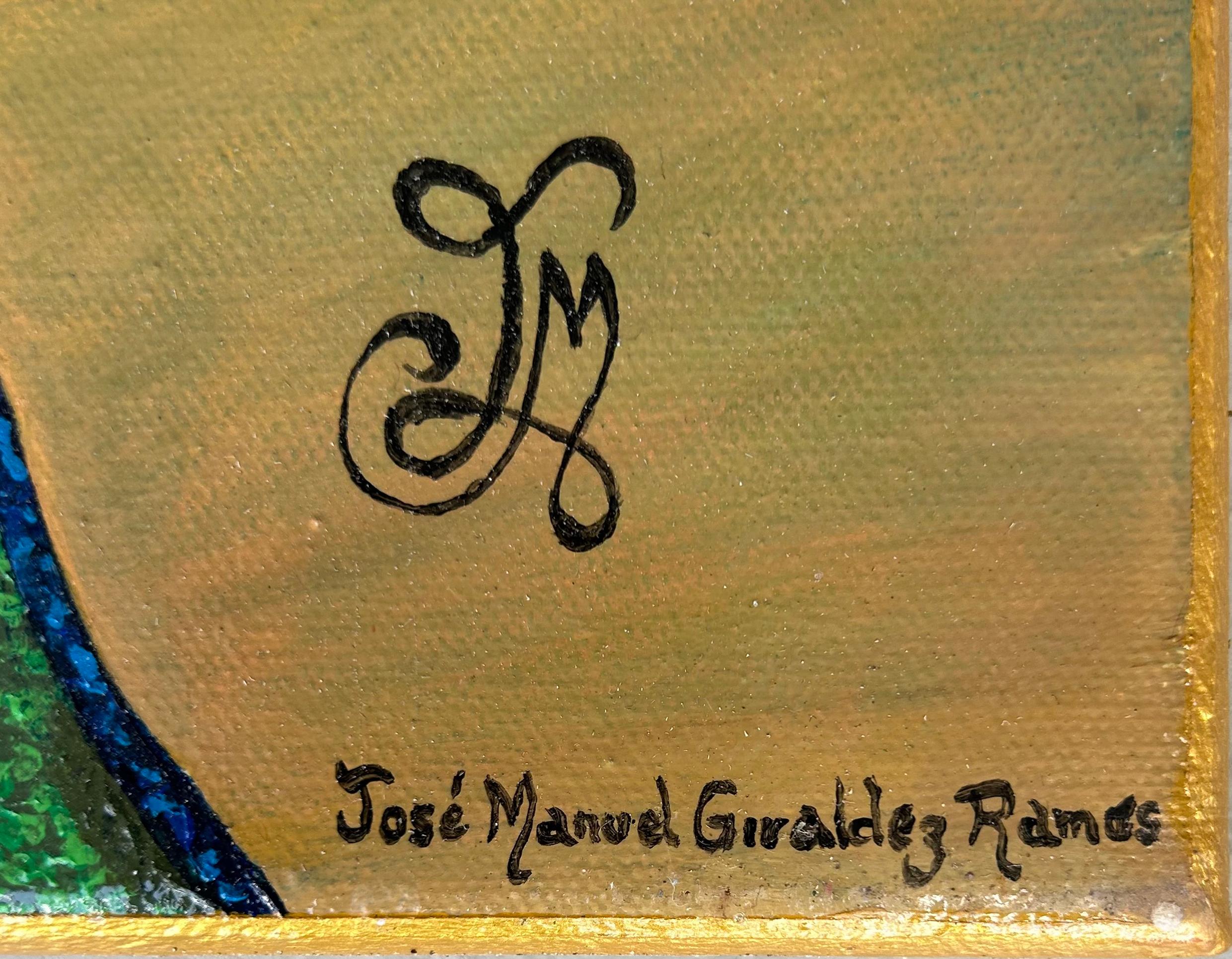 Artista Jose Manuel Giraldez Ramos Pittura acrilica astratta su tela In condizioni buone in vendita a Miami, FL