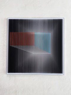 J. Margulis - Displaced Illusion IX - kinetic wall sculpture