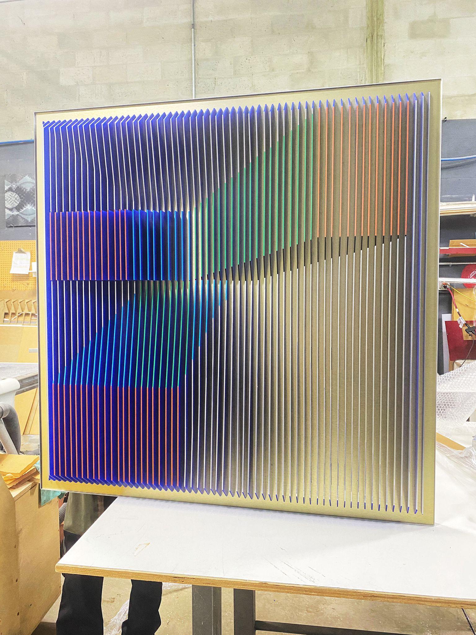 Mind Realms - Geometric Abstract Kinetic Art by J. Margulis For Sale 3