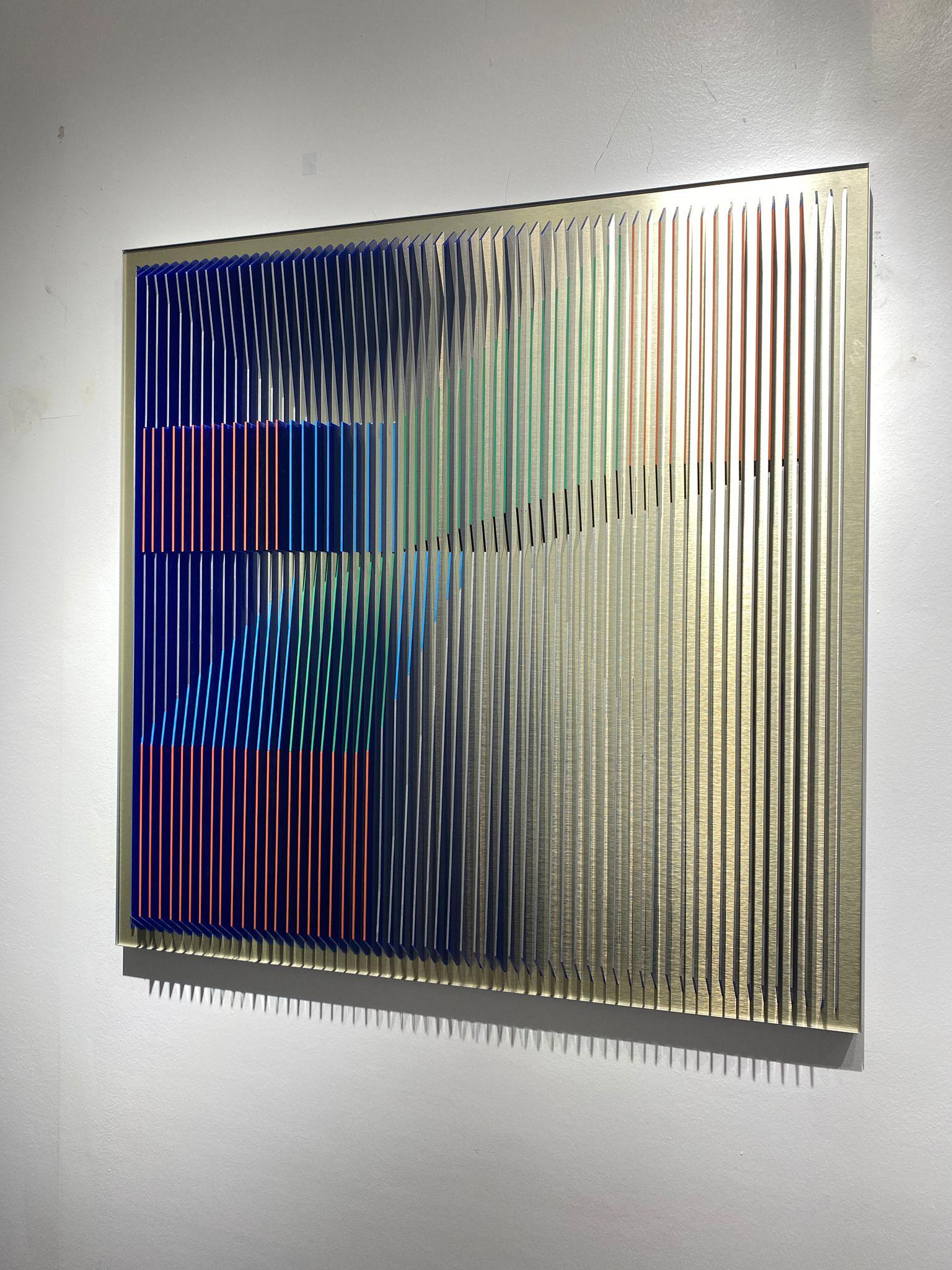 Mind Realms - Geometric Abstract Kinetic Art by J. Margulis For Sale 6