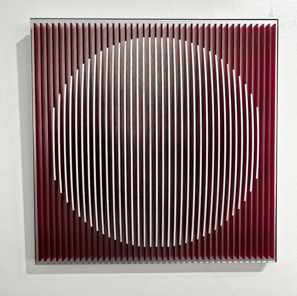 Mini-Mond 1.3 – J. Margulis – kinetische Wandskulptur im Angebot 1