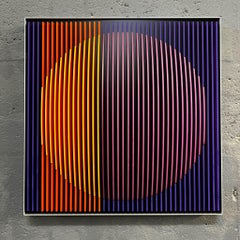 Mini lune 1.7 - J. Margulis - sculpture murale cinétique