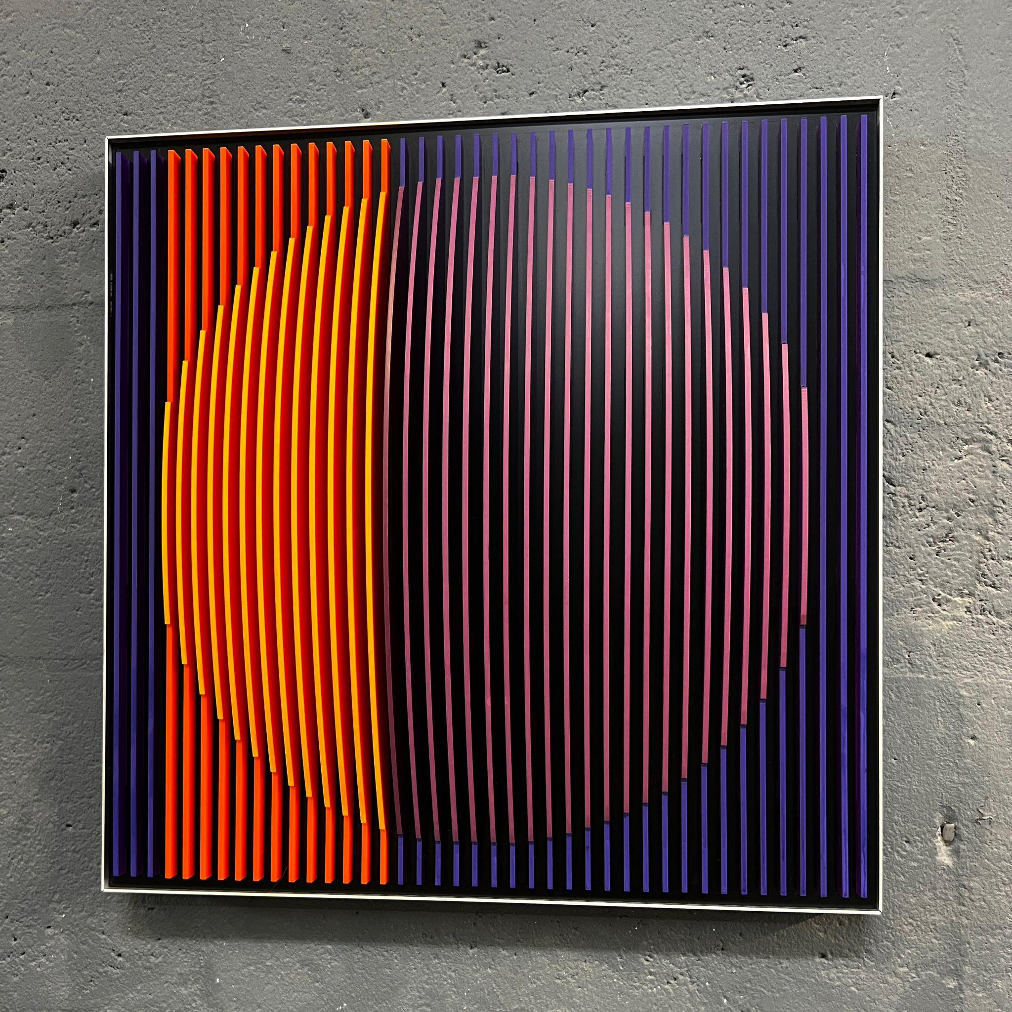 Mini moon 1.7 - J. Margulis - kinetic wall sculpture