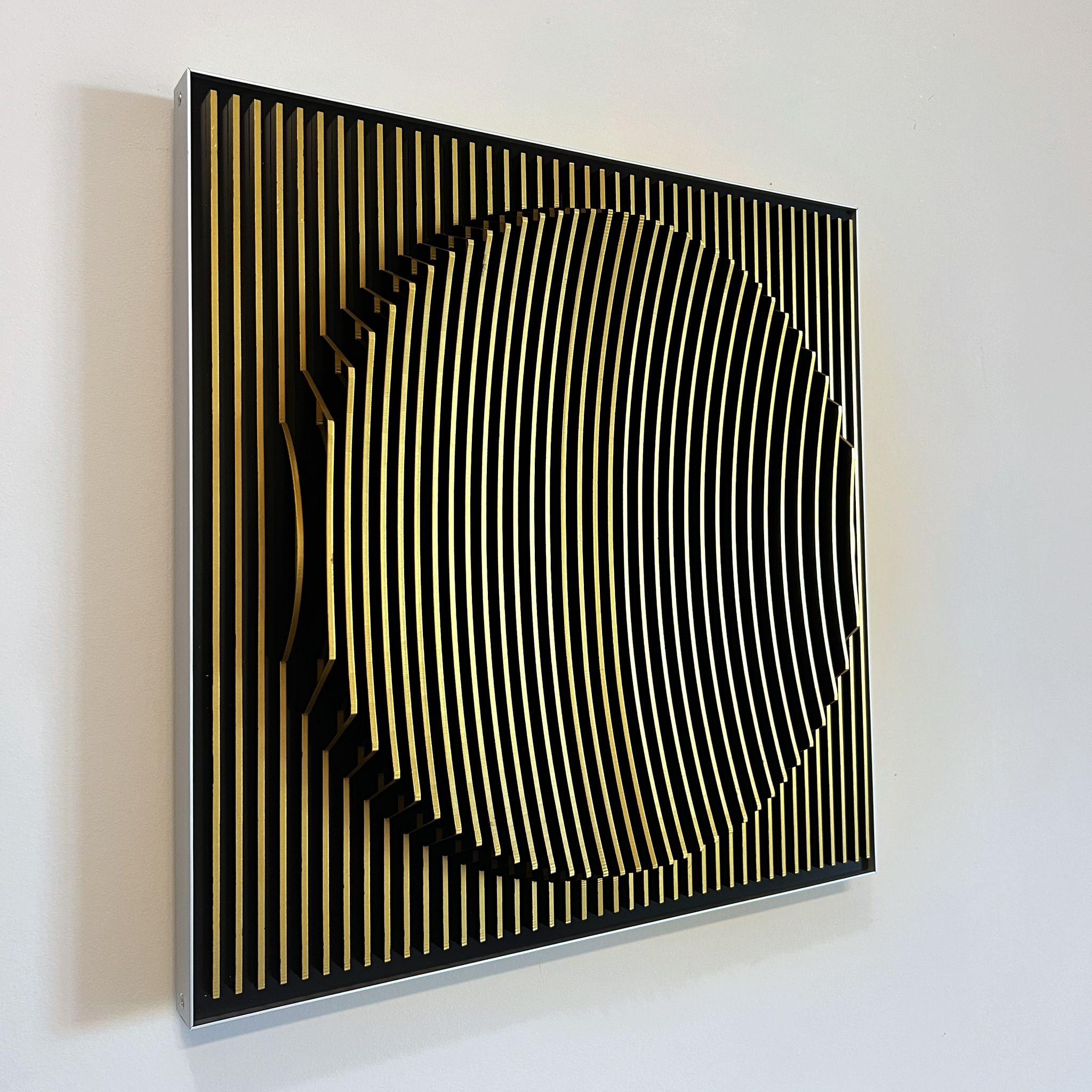 Portholes 19 – J. Margulis – kinetische Wandskulptur im Angebot 4