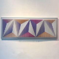 Ridge at dawn - Geometric Abstract Kinetic Art by J. Margulis