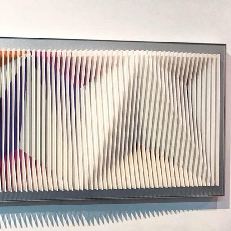 Ridge at dawn, art cinétique abstrait géométrique de J. Margulis - Géométrique abstrait Sculpture par Jose Margulis