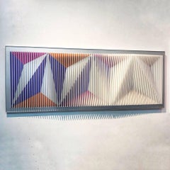 Ridge at dawn - Geometric Abstract Kinetic Art by J. Margulis