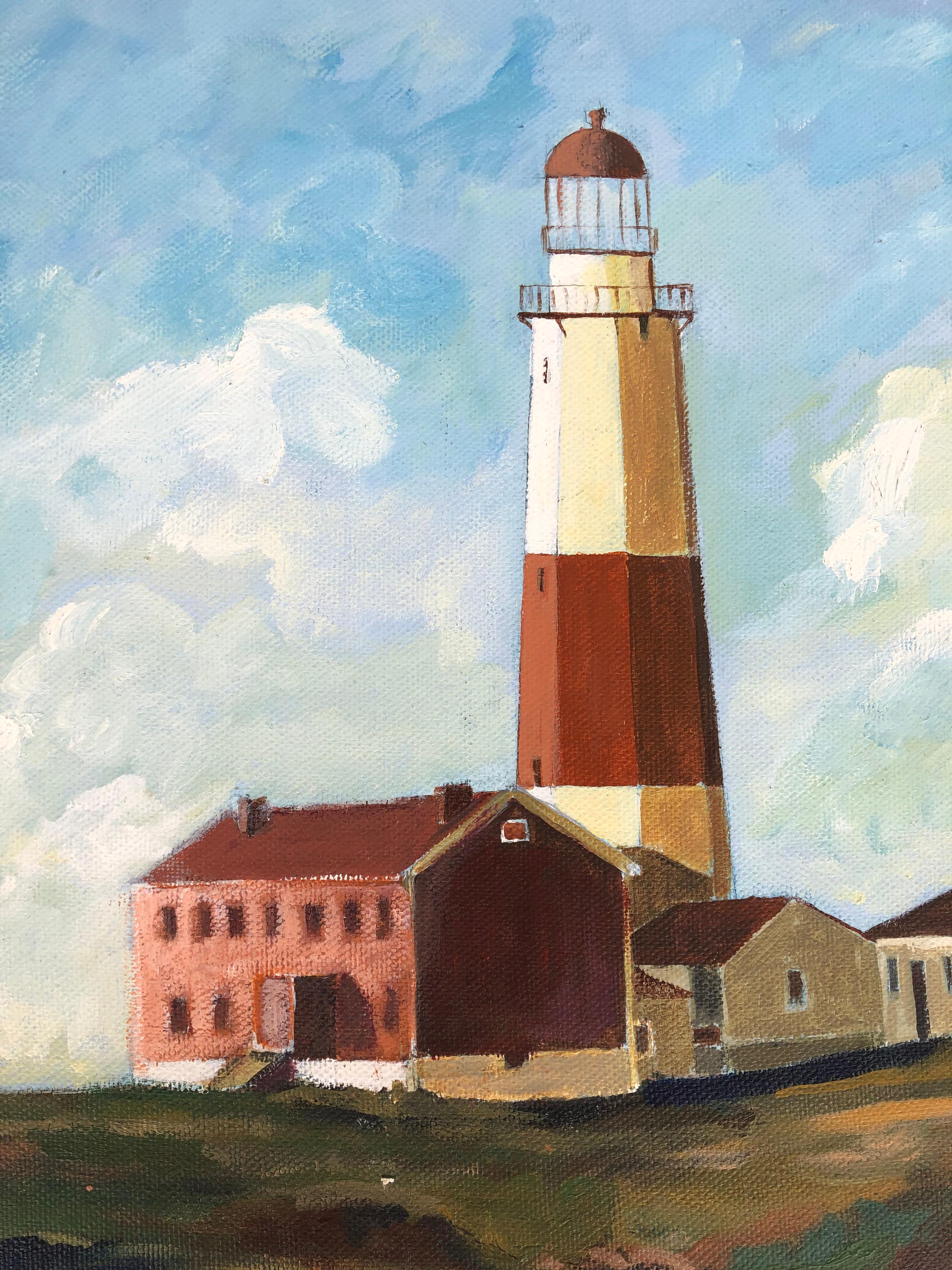 Jose Maria Ansalone Montauk point lighthouse painting on canvas, 2007

Offered for sale is a painting on canvas of the lighthouse at Montauk Point, Long Island, N.Y. by the renowned Argentine artist Jose Mario Ansalone. The work is unstretched