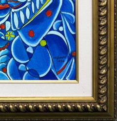 Serie Habaneras, Original Oil Painting, Hand Signed, 1990, Framed