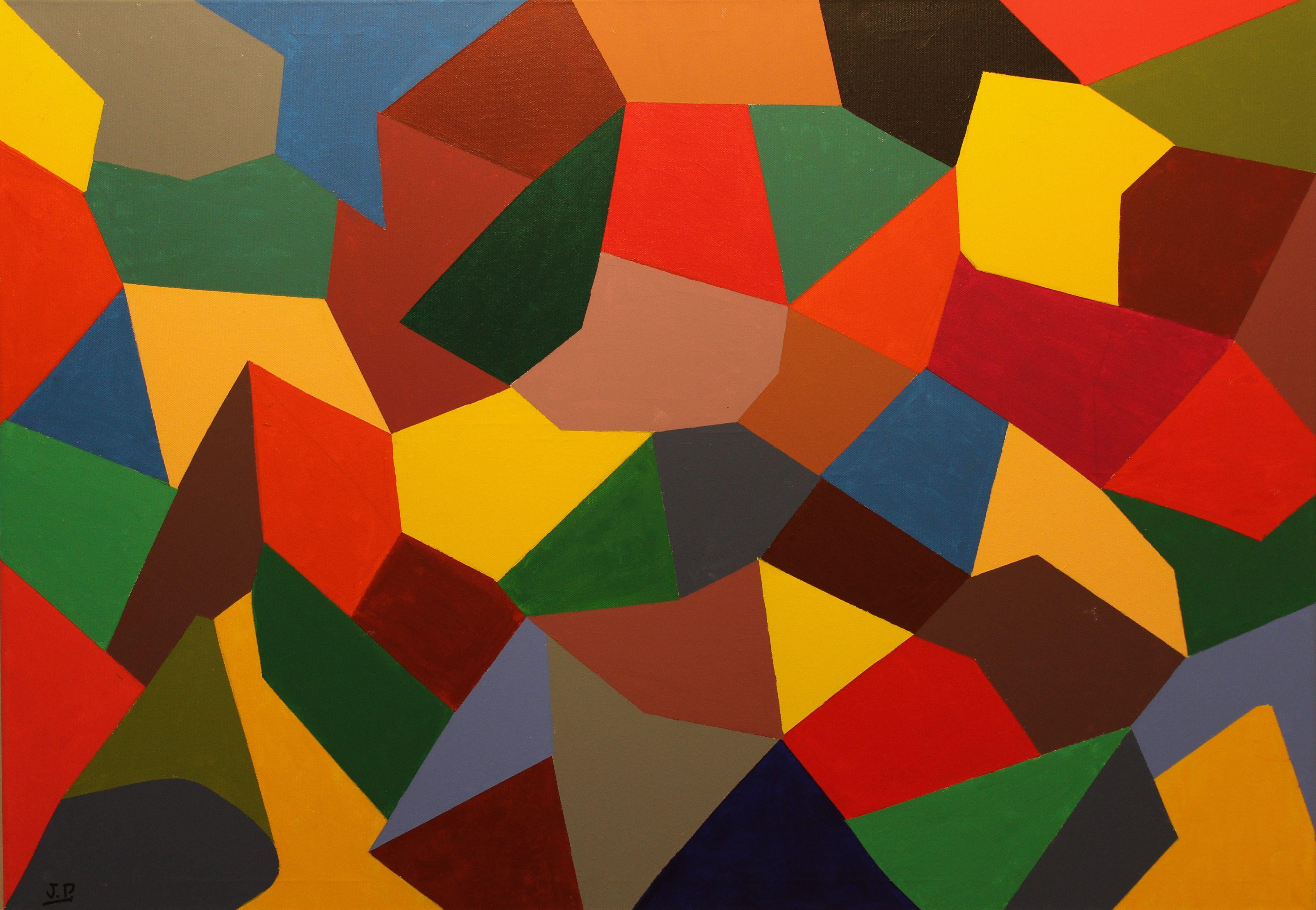 Abstract Painting di Jose Maria Palacin Calvo - AEREA, Pittura, Acrilico su tela
