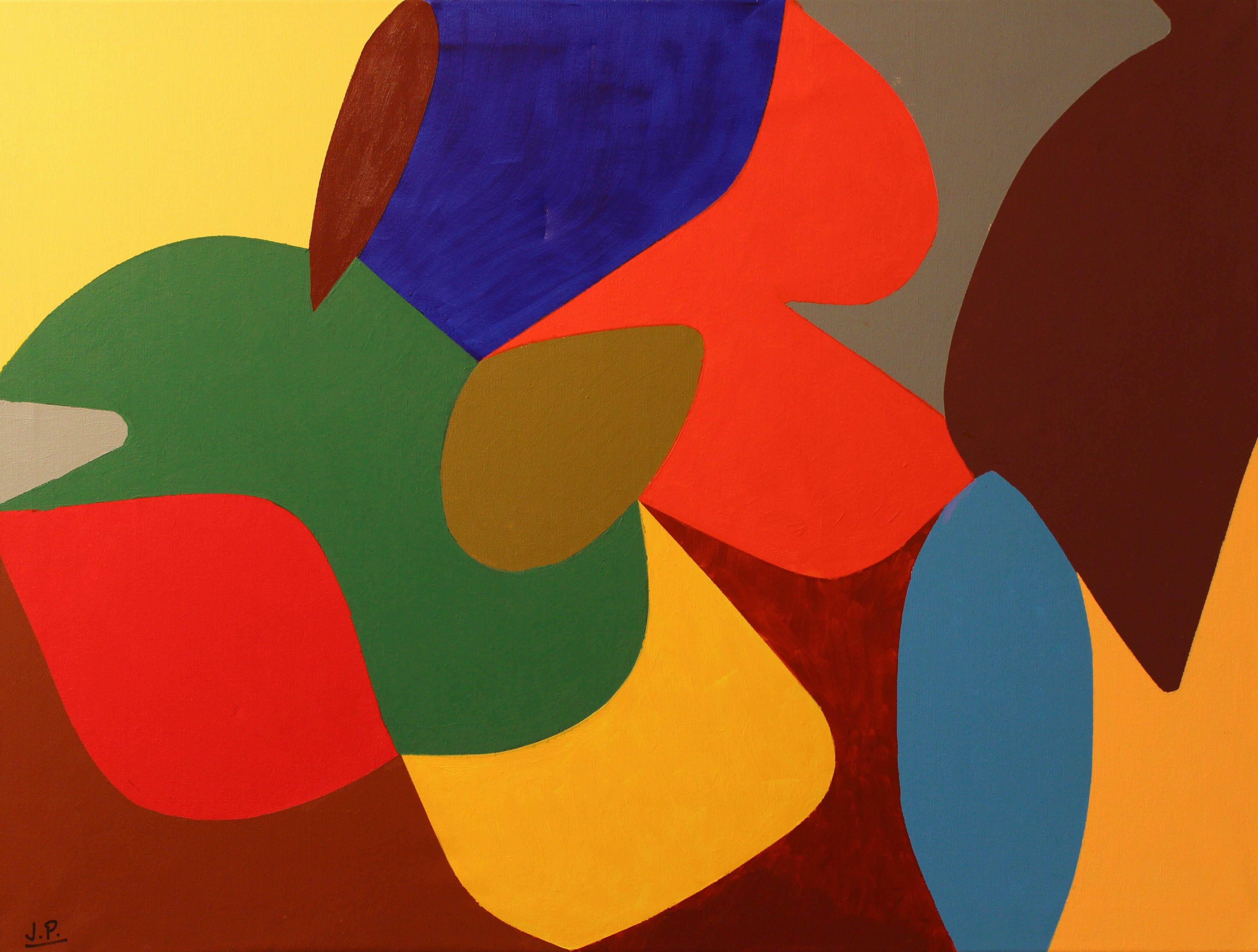 Abstract Painting di Jose Maria Palacin Calvo - CAN, Pittura, Acrilico su tela