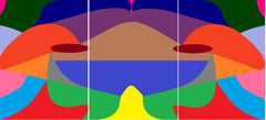 COPA triptic, Painting, Acrylic on Canvas