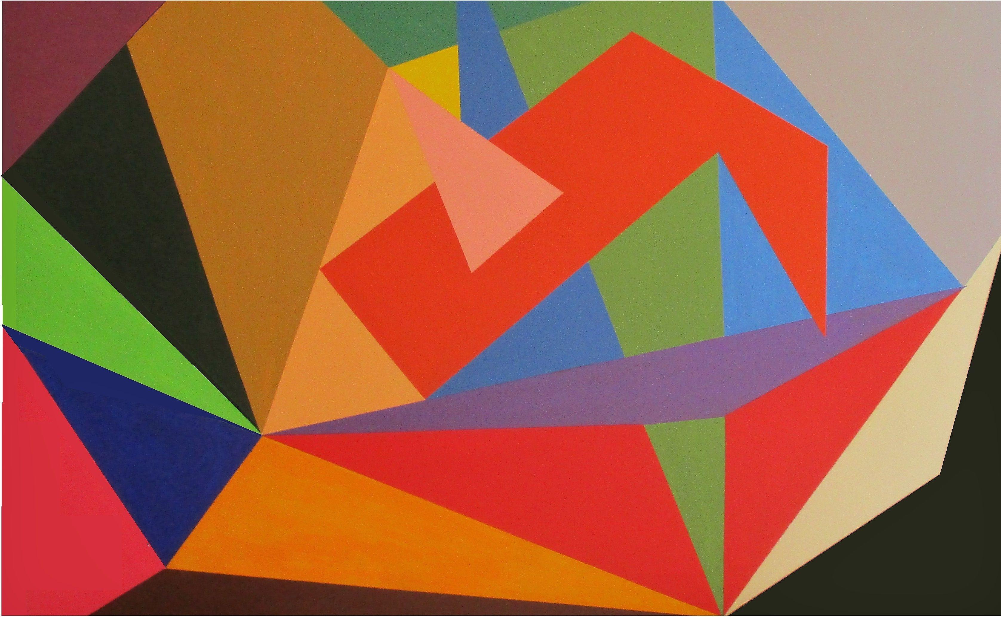 Jose Maria Palacin Calvo Abstract Painting - PAJARITA, Painting, Acrylic on MDF Panel