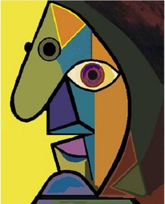 VISION OF PICASSO 2, Painting, Acrylic on Canvas