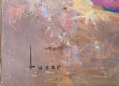 Cape Maneuver bullfighter oil painting