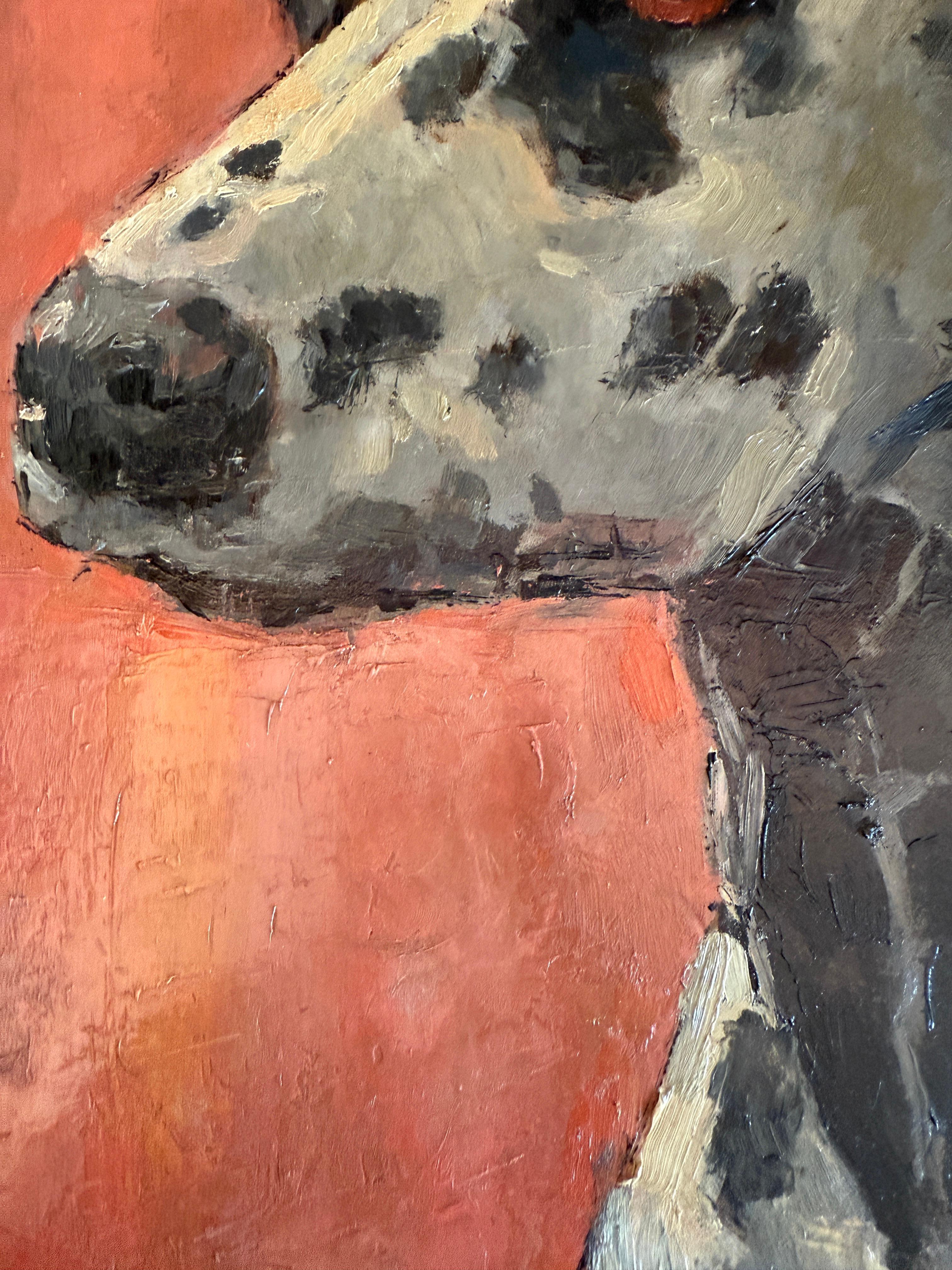 Dalmatian dog oil painting - Impressionist Painting by Jose Maria Tuser Vazquez