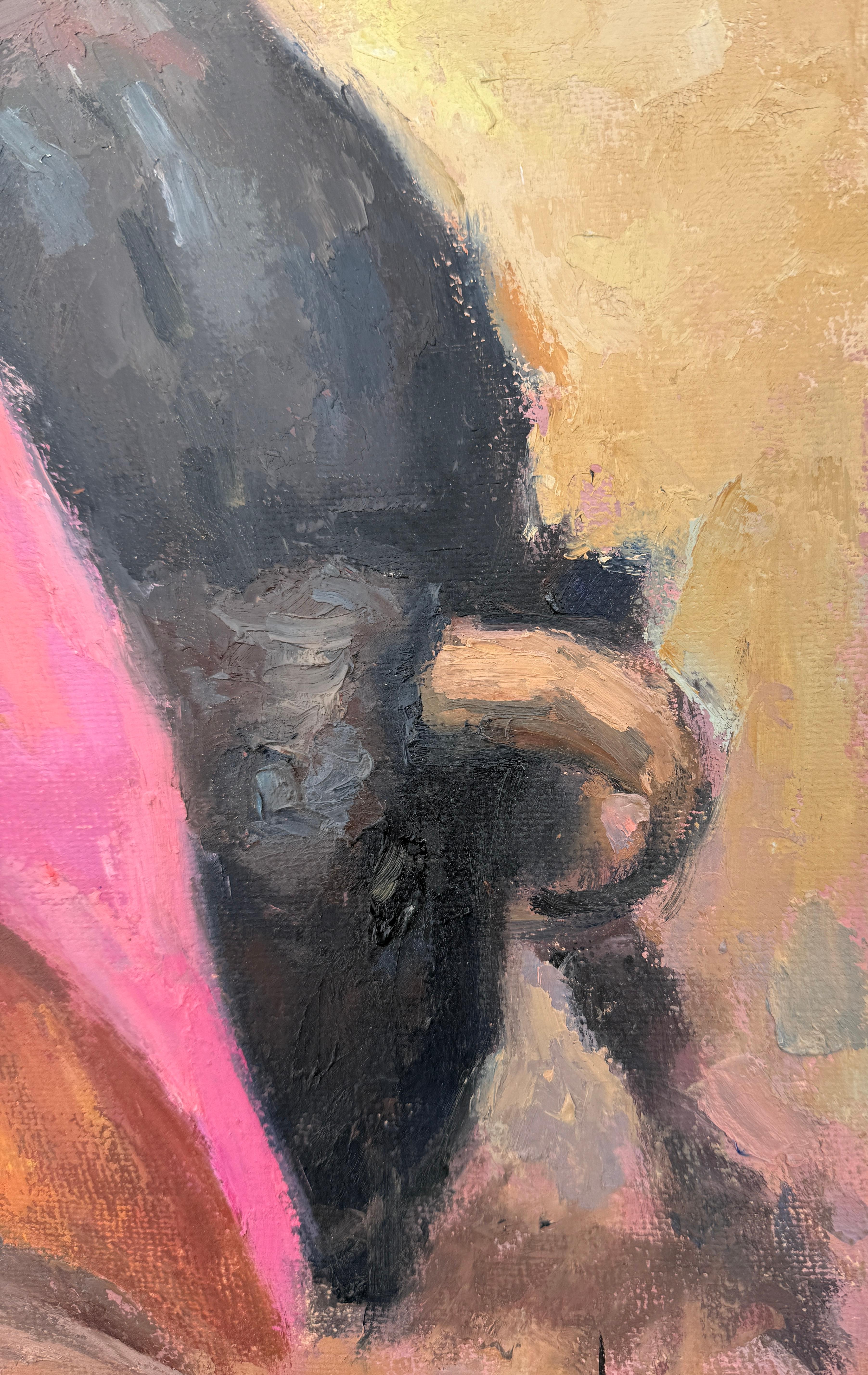 Torero and Bull bullfighter bullfighting oil painting - Painting Expresionista de Jose Maria Tuser Vazquez