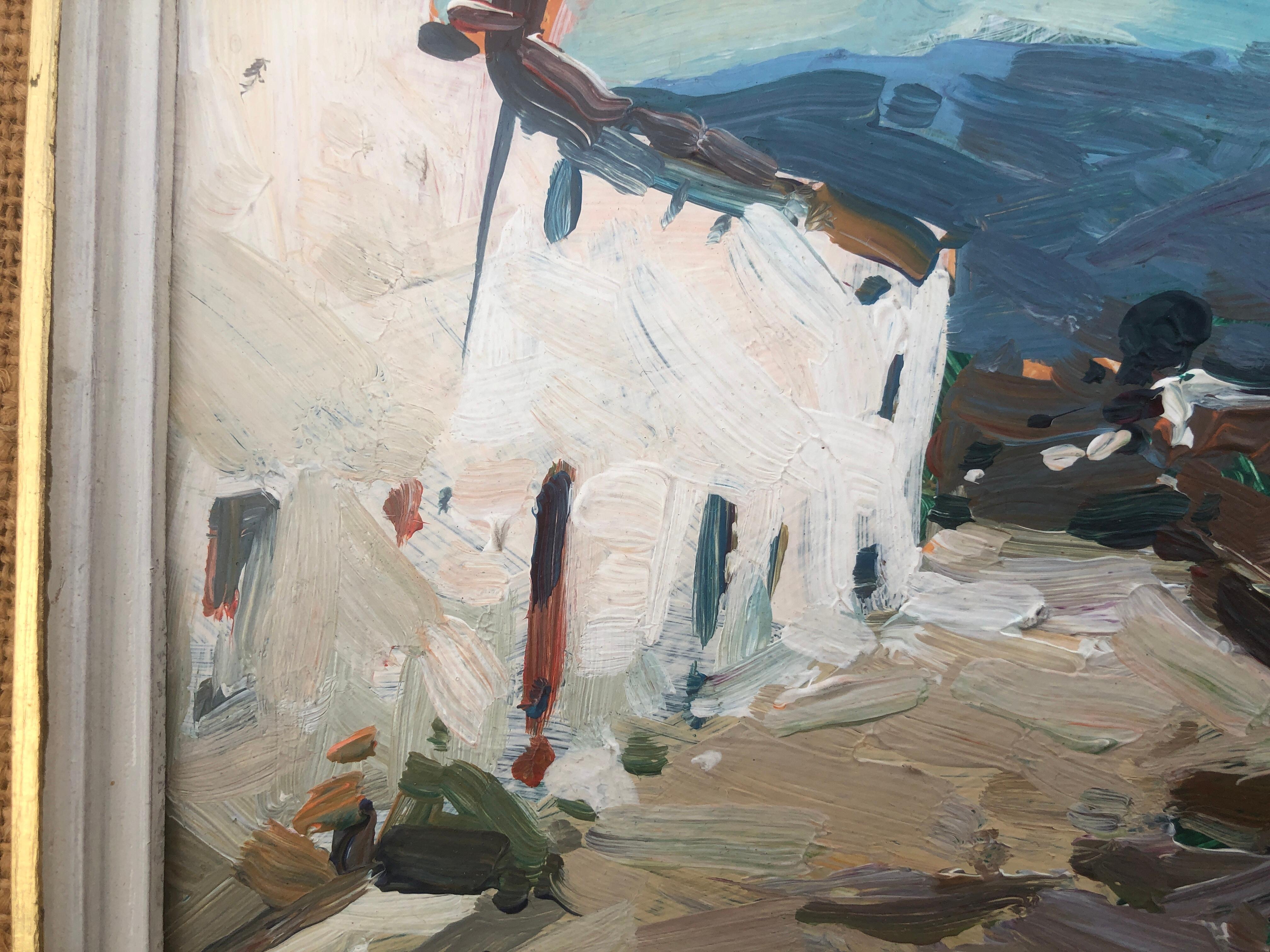 Josep María Vila Cañellas (1914-2001) - Canyelles Sitges España - Óleo sobre tabla.
El óleo mide 14x18 cm.
Marco 30x34 cm.

Josep María Vilá Cañellas (Vic, Osona, 1914 - Barcelona, 2001).
Pintor y dibujante. Fue discípulo de Juan Colom, Ivo Pascual
