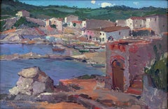 Costa Brava, Öl auf Leinwand, Gemälde, Spanien, mediterrane Kunst