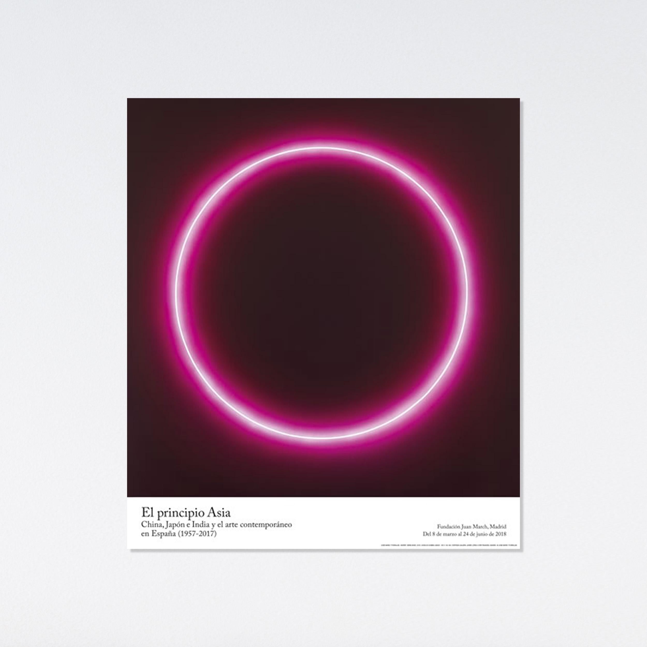 Affiche d'exposition du musée Vesper (Série Enso) - Zen minimaliste - Contemporain Print par José María Yturralde