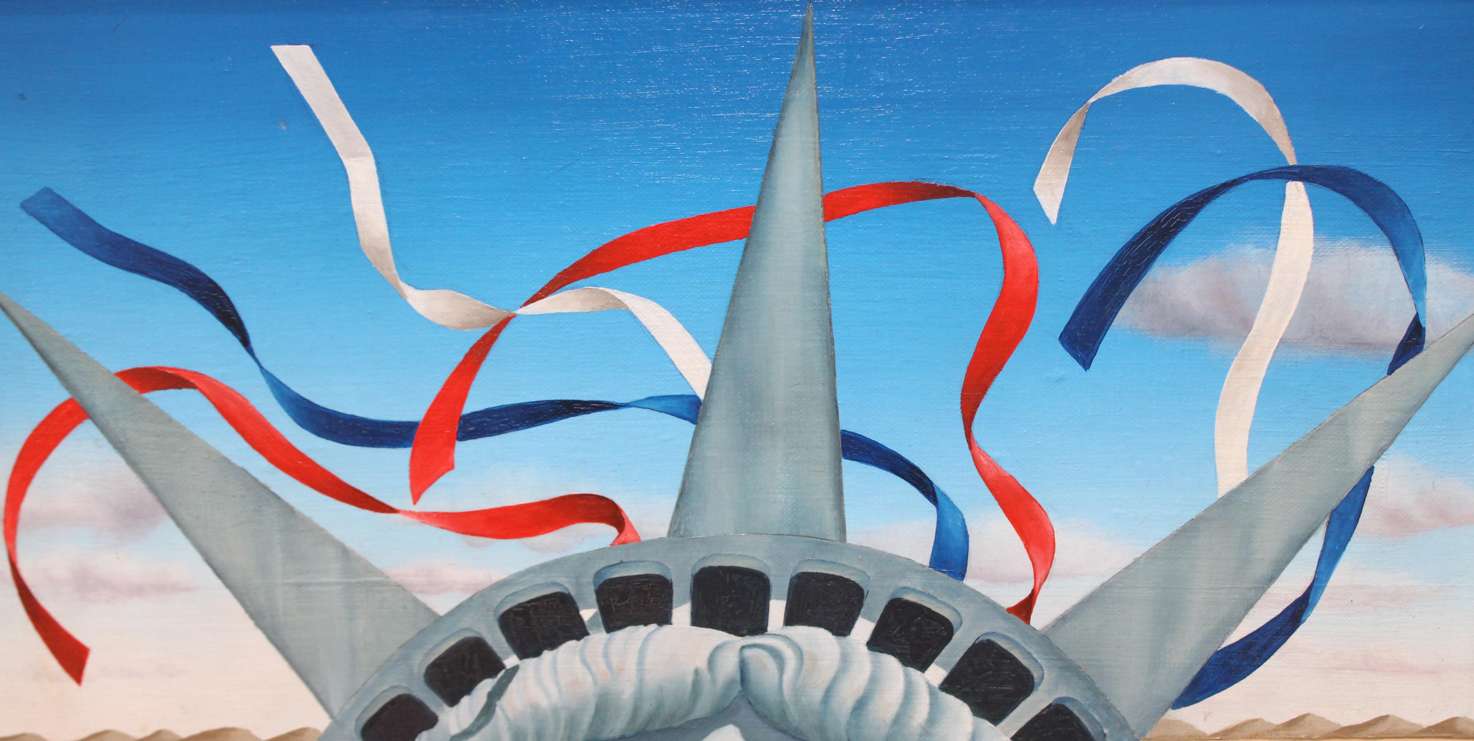 Óleo sobre tela - Libertad de pensamiento - Modern Painting by  Jose Miguel Palacio Giménez