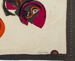 Composizione - Acquaforte originale di José Ortega - 1969