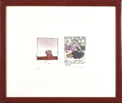 Delirio y Verdad - Original Lithograph by José Ortega - 1970s