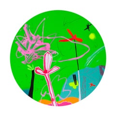 Jose Palacios, ATLAS 03, Técnica mixta sobre tabla, 2023