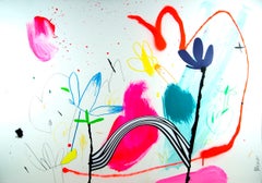 Jose Palacios, Friendship, Mixed media on paper, 2024