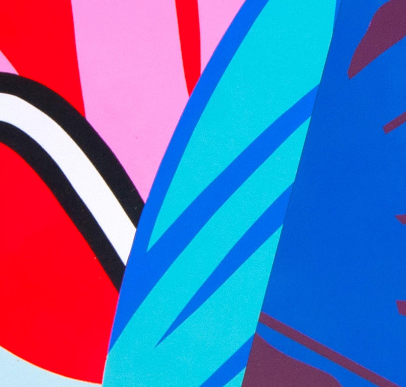 In this original acrylic paint on paper from Art Angler Gallery, Jose Palacios depicts 