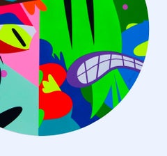 Jose Palacios, Skylight 16, Mixed media on board, 2022