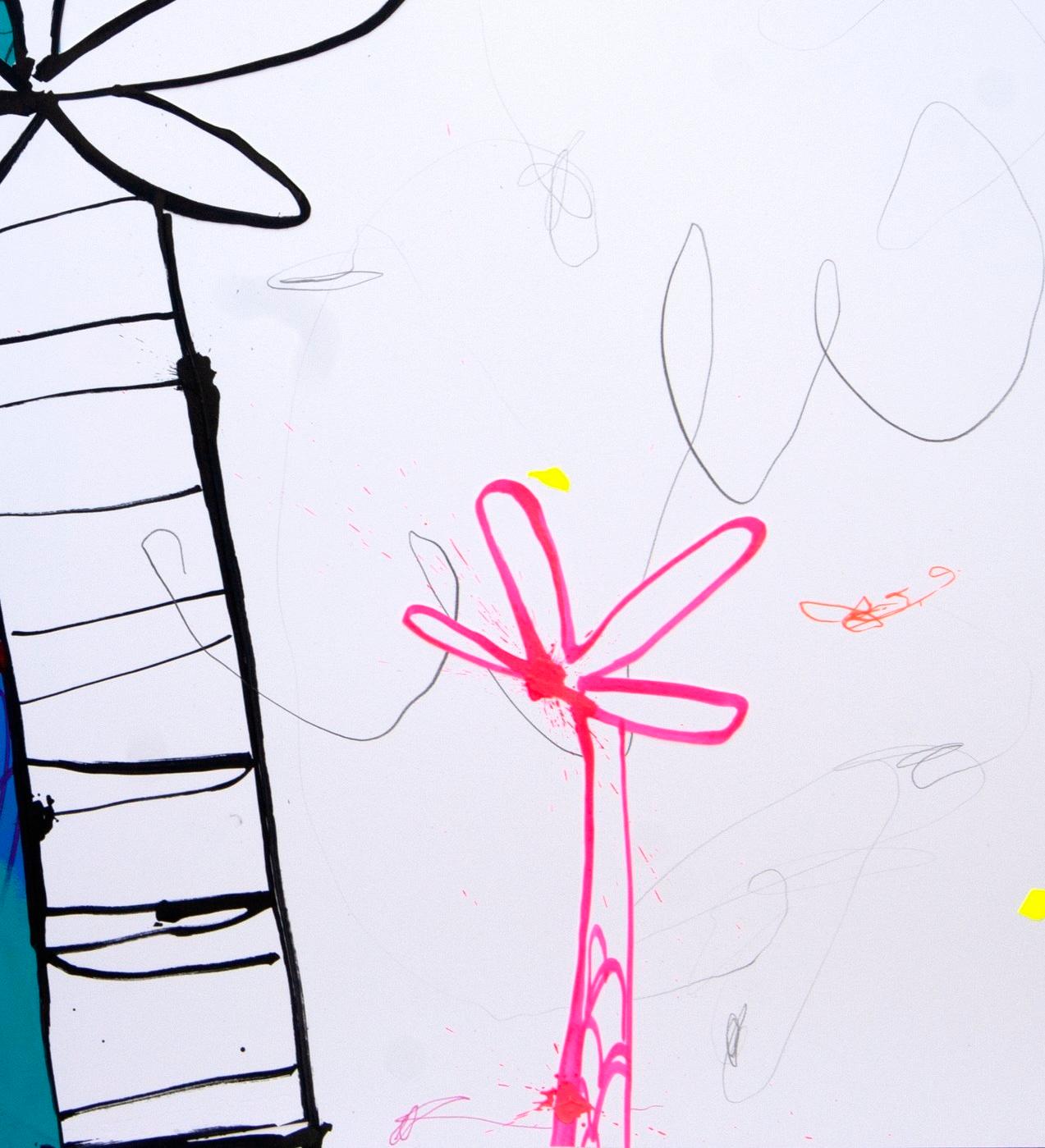 Jose Palacios, Tropic 04, Mixed media on paper, 2023 For Sale 1
