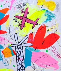 Jose Palacios, Tropic 07, Mixed media on paper, 2023