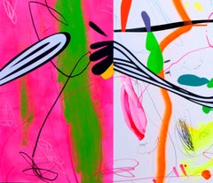 Jose Palacios, Tropic 08, Mixed media on paper, 2023