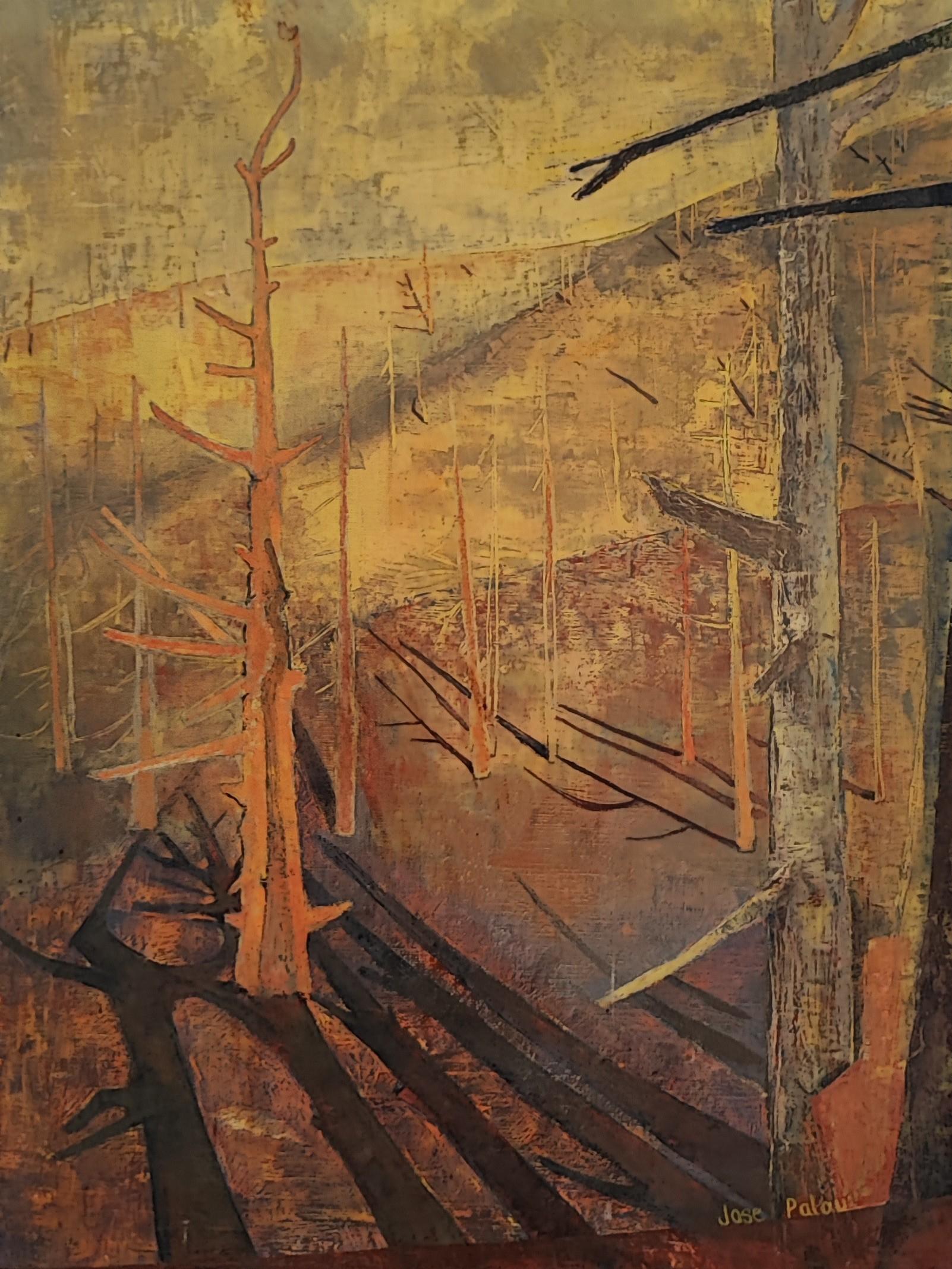 Landscape Painting de Jose Palou - Paisaje imaginario