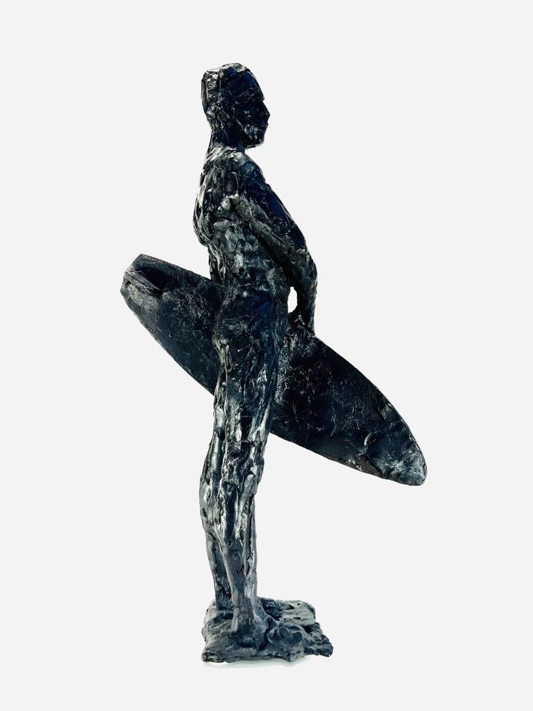 Jose Pedrosa brazilian sculpture in black bronze circa 1950 