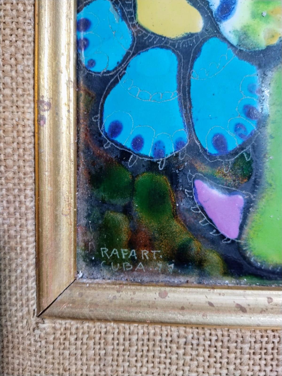 Très rare œuvre d'art originale du célèbre artiste cubain Pepe Rafart en vente 6