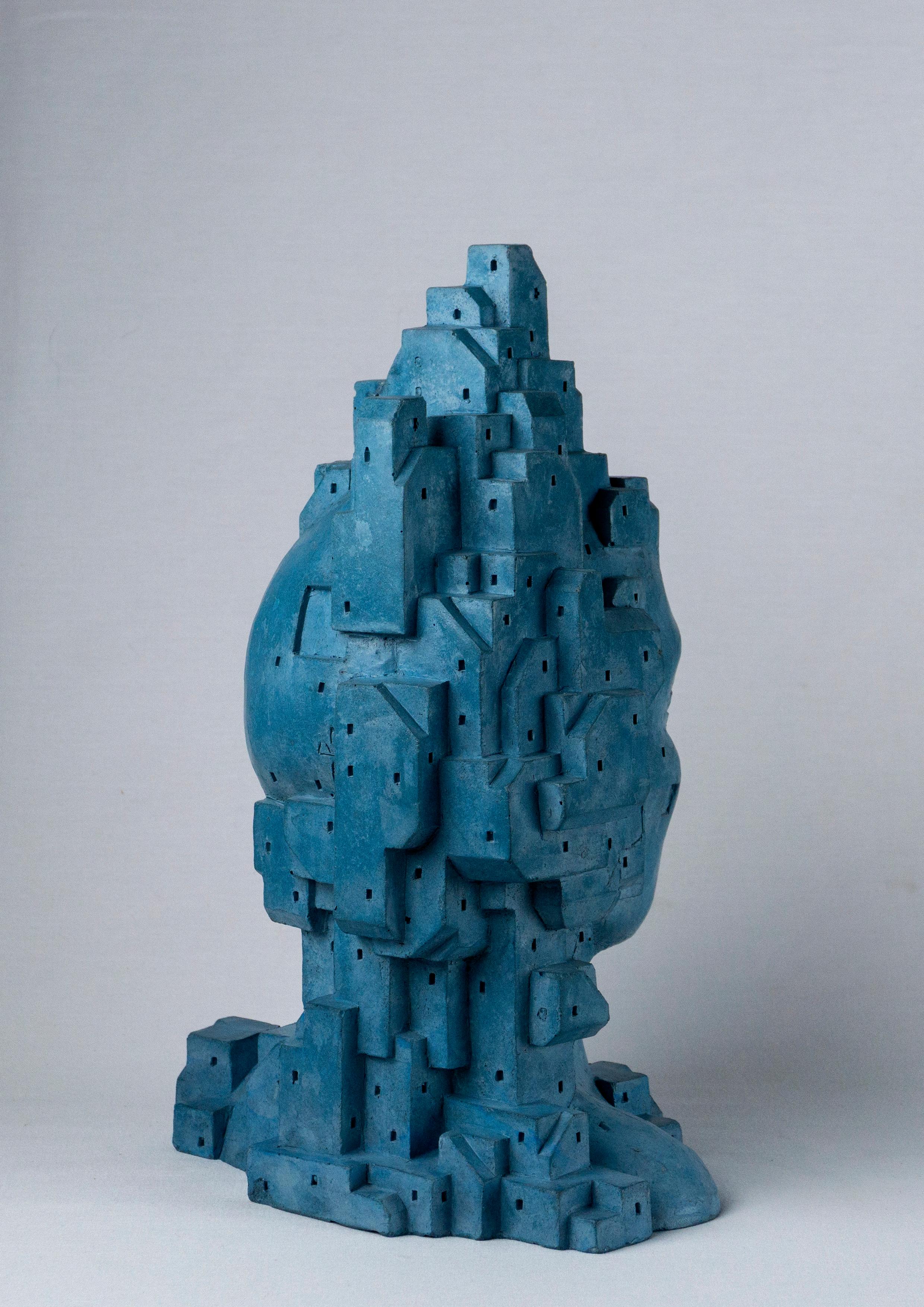 Escultura Femenina Única de Cemento Arquitectónico - 