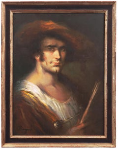 « Le vénitien », portrait d'artiste, Madrid, Malaga, Maison d'Alabama, Who's Who in Art