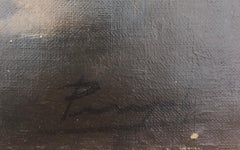 Homme Goyesque huile sur toile peinture portrait