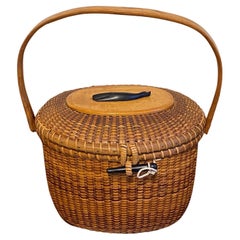 Vintage Jose Reyes Nantucket Basket, circa Early 1950s