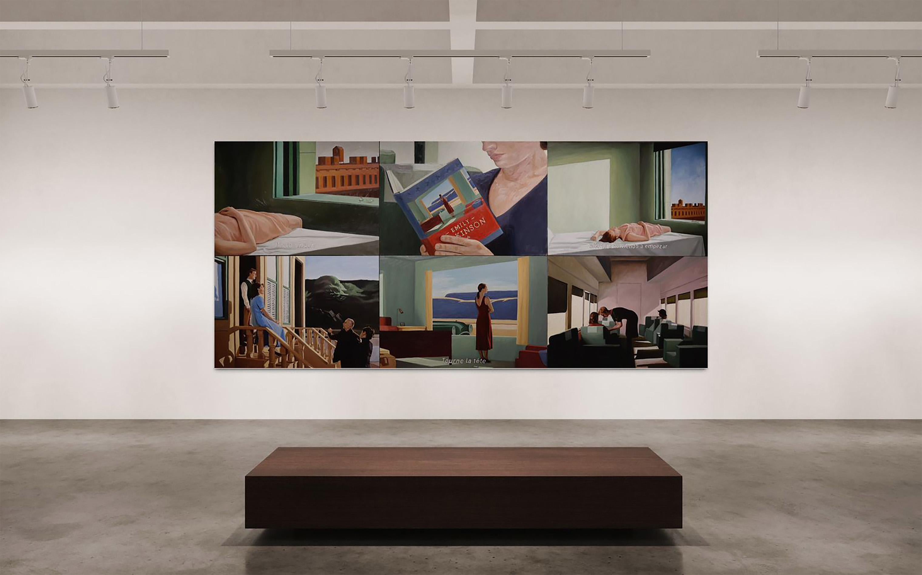 Composition for Film. Six Paintings From The Light Series For Sale 5